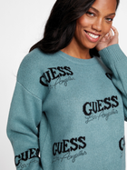 Sweter damski Guess Q2RR14Z34Z0-A806 L Błękitny (7621701046055) - obraz 4