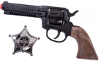 Револьвер Pulio Gonher Old West зі значком шерифа (8410982020408) - зображення 3