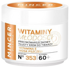 Крем для обличчя Mincer Pharma Вітаміни молодості 60+ проти зморшок жирний №353 50 мл (5902557260614) - зображення 1