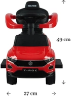 Машинка-толокар Milly Mally Volkswagen T-Rock Червона (5901761126334) - зображення 3