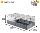 Klatka Ferplast Multipla Maxi (DLZFPAKLA0044) - obraz 2