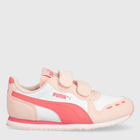 Buty sportowe dziecięce dla dziewczynki na rzepy Puma Cabana Racer SL 20 V PS 38373009 32 (13) Biały/Różowy (4065452684686) - obraz 1