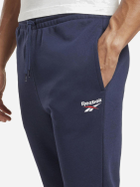 Spodnie dresowe męskie Reebok Identity Smal 100049529 M Granatowe (4066751213379) - obraz 4