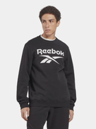 Світшот чоловічий Reebok Identity Big 100050269 M Чорний (4066751148275) - зображення 1