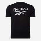 Koszulka męska bawełniana Reebok Identity Big 100070405 M Czarna (4066763437473) - obraz 1