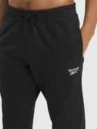 Спортивні штани чоловічі Reebok Identity Smal 100202842 L Чорні (1200143504659) - зображення 4