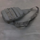 Сумка кобура наплечная | Мужская сумка-слинг тактическая плечевая | Сумка для скрытого IW-838 ношения пистолета - изображение 9