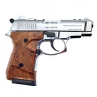Стартовый пистолет Stalker 2914 UK Shiny Chrome, Сигнальный пистолет под холостой патрон 9мм, Шумовой - изображение 5