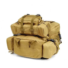 Тактичний рюкзак військовий 60 л з змінними 3 підссумками military Oxford 600 - зображення 5