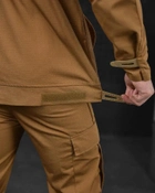 Тактичний костюм 3в1 штани+убакс+куртка весна/літо 3XL койот (85647) - зображення 8