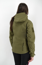 Жіноча тактична куртка Eagle Soft Shell із флісом Green Olive 2XL (AW010794) - зображення 4