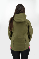 Женская тактическая куртка Eagle Soft Shell с флисом Green Olive 3XL (AW010795) - изображение 6
