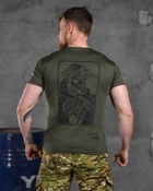 Тактична футболка Odin олива welcome 2XL - зображення 6
