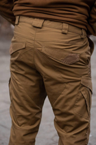 Чоловічі тактичні штани «Kayman Military» койот із посиленими зонами та накладними кишенями Rip-stop 38/34 - зображення 6
