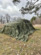 Маскировочная сетка 4х6м для автомобиля, пикапа, внедорожника и техники "Листья зелёные №1" - изображение 3