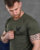 Тактична футболка потовідвідна Odin oliva снаряд XL - зображення 8