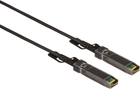 Patchcord Ubiquiti Networks Direct Attach Copper SFP + 10 Gbps UACC-DAC 1 m Black (UACC-DAC-SFP10-1M) - obraz 1