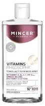 Płyn micelarny do twarzy Mincer Pharma Vitamins Philosophy tonizujący No.1011 250 ml (5902557261352) - obraz 1