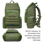Рюкзак сумка сапёра оператора БПЛА артиллериста комплект 4в1 DERBY SKAT-2 + COMBAT-1 олива - изображение 3
