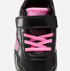 Buty sportowe dziecięce dla dziewczynki na rzepy Reebok Royal Cl Jog 100075178 23.5 Czarne (1200143262283) - obraz 7