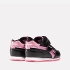 Buty sportowe dziecięce dla dziewczynki na rzepy Reebok Royal Cl Jog 100075178 24 Czarne (1200143262290) - obraz 3