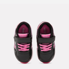 Buty sportowe dziecięce dla dziewczynki na rzepy Reebok Royal Cl Jog 100075178 25 Czarne (1200143262313) - obraz 4