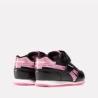 Buty sportowe dziecięce dla dziewczynki na rzepy Reebok Royal Cl Jog 100075178 26 Czarne (1200143262337) - obraz 3