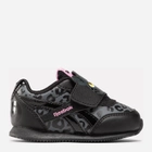Buty sportowe dziecięce dla dziewczynki na rzepy Reebok Royal Cl Jog 100075218 22.5 Czarne (1200143267936) - obraz 1