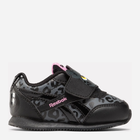 Buty sportowe dziecięce dla dziewczynki na rzepy Reebok Royal Cl Jog 100075218 25.5 Czarne (1200143267981)