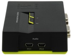 Przełącznik Level One KVM-Switch 2 PC - VGA + USB + Audio Black (KVM-0221) - obraz 2