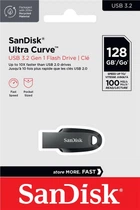 Накопичувач SanDisk 64GB USB 3.2 Type-A Ultra Curve Чорний (SDCZ550-064G-G46)