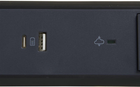 Мережевий подовжувач Legrand 3x2PZ + USB A/C 1.5 м Black (3414971942721) - зображення 4