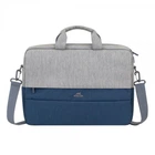 Сумка для ноутбука RivaCase 7532 (Grey/Dark blue) 15.6", коллекция "Prater", серо-синяя