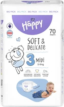 Подгузники детские одноразовые Bella Happy Baby Midi 5-9 кг 70 шт (5900516605407)