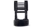 Ремінно плечова система базова U-WIN з лямками / розвантажувальна система РПС під балістичний пакет розміру L Cordura 500 Чорний - изображение 2