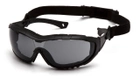 Защитные очки Pyramex V3T (gray) Anti-Fog, серые - изображение 1