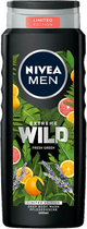 Гель для душу Nivea Men Extreme Wild 3 в 1 Fresh Green 500 мл (9005800356860) - зображення 1