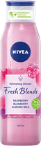 Żel pod prysznic Nivea Refreshing Shower Fresh Blends odświeżający Raspberry & Blueberry & Almond Milk 300 ml (9005800329222) - obraz 1
