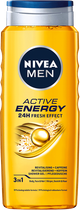 Гель для душу Nivea Men Shower Gel Active Energy 3 в 1 500 мл (9005800341644) - зображення 1