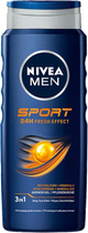 Гель для душу Nivea Men Shower Gel Sport 3 в 1 500 мл (4005808782734) - зображення 1