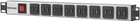 Listwa zasilająca Intellinet 19" 1U Rackmount PDU 16 x USB-A 2 m Czarny/Szary (766623164580) - obraz 3