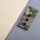 Шеврон нашивка на липучке IDEIA погон звания ВСУ Старший лейтенант 5х10 см пиксель (2200004295770) - изображение 2