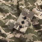 Шеврон нашивка на липучке IDEIA погон звания ВСУ Старший лейтенант 5х10 см пиксель (2200004295770) - изображение 3