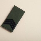 Шеврон нашивка на липучке IDEIA погон звания ВСУ Сержант 5х10 см (2200004295619) - изображение 2