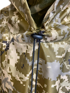 Дождевик пончо для военных, плащ-палатка тактический камуфляж пиксель на кнопках - изображение 8