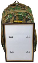 Городской рюкзак в стиле милитари 22L камуфляж пиксель Battlegrounds 30x43x19 см (sum0021301) Зелёный - изображение 10