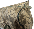 Прочная большая складная дорожная сумка, баул 105 л пиксель ВСУ Ukr Military 85x38x34 см (sum0021367) Хаки - изображение 7
