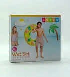 Круг надувной Intex "Wet set Ананас" 107 см с ручками желтый 56261NP-1