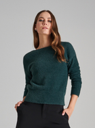 Sweter damski wizytowy Sinsay 3385F-79X XL Zielony (5904116745938) - obraz 1
