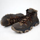 Шкіряні тактичні черевики OKSY TACTICAL Brown літні (сітка) 43 розмір - зображення 3